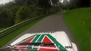 second run up Prescott Hill climb in the Lancia Beta rear engined V6