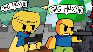 Remastered Noob Friday Night Funkin' [Intro Cutscene - My version] || Original by J-Bug