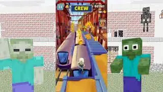 SUBWAY SURFERS GAME CHALLENGE Player is Zombie