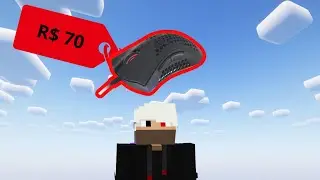 TESTEI UM MOUSE DE 70 REAIS NO BEDWARS - knup kp-mu007