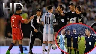 Leo Messi Insults the Referee after Argentina vs Chile | HD