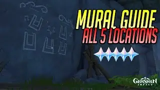 The Other Side Of Isle And Sea All 5 Murals | Genshin Impact