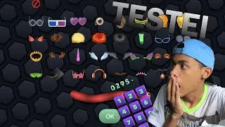 TESTEI OS NOVOS CÓDIGOS DO SLITHER.IO!!XD