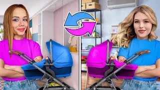 CEREN YALDIZ İLE 24 SAAT ÇOCUKLARI DEĞİŞTİRDİK !? ( ÇILDIRDI! ) 