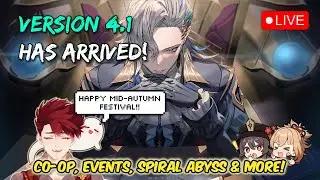 🔴 HAPPY MID-AUTUMN FESTIVAL 🏮🌕🎉 BUILDING NEUVILLETTE, C6 HU TAO & MORE ❤️ | Genshin VTuber LIVE