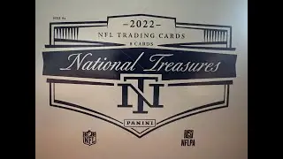 Opening up a case of 2022 National Treasures football. Well a box now! 1/1 Shield!