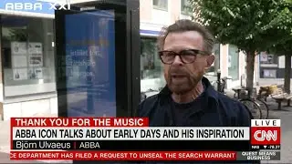 Björn Ulvaeus interviewed by Richard Quest today on CNN (better sound quality)