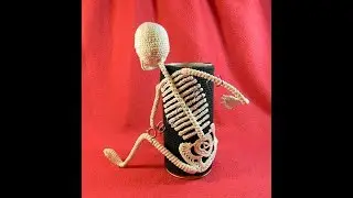 Crochet soft toy «Skeleton»