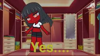 Red She hulk transformation |with sound,gacha life