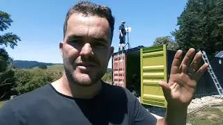 Fast Off-Grid Internet!!! Wireless AoNet Broadband install in a Shipping Container