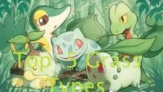 Top 5  Grass Type Pokemon!