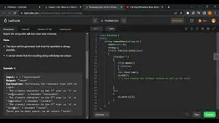Removing Stars From a String  LeetCode