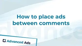 How to place ads between comments