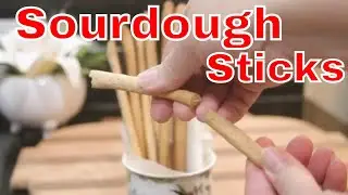 Sourdough Crunchy Cinnamon Sticks - Grissini Style