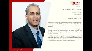 IRMAn Talks by Nitin Puri, PRM 20: Back to IRMA- with KisaanSay