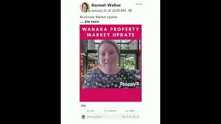 Hannah Walker - Property Market Update Post Example
