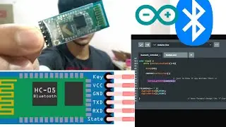 Using Bluetooth modules in projects | Code | everything explained. HC-05 Bluetooth| VinVout