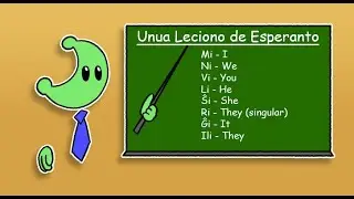 I, We, You, He, She, They, It, Also They, - Learn Esperanto! Lesson 1