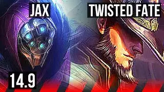 JAX vs TWISTED FATE (TOP) | 700+ games, 4/1/1 | KR Master | 14.9