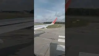 Взлет А-320 в аэропорту Казань