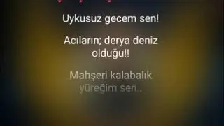 Karaoke Şiir Bir Yanım Sen