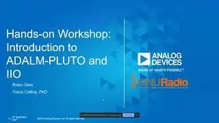 ADALM-PLUTO and IIO Workshop