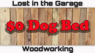 I Finally Used Some Spare Wood I've Been Keeping Around - No Cost Dog Bed!