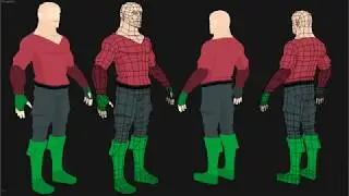 |3Ds Max| male character [Timelapse]