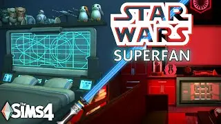 Sims 4 Speed Build: Star Wars Superfan Apartment! 🌌🤩