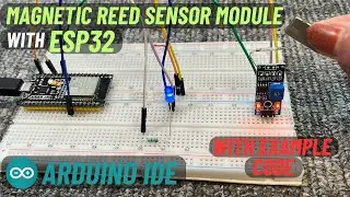 Magnetic Reed Sensor Module with ESP32 | Example Code | English Subtitle