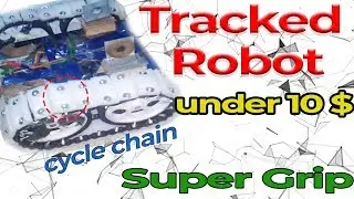 How to make Caterpillar Tracked Robot / RC Car - Under 10 $