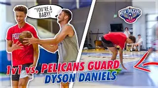 1v1 vs Pelicans Guard Dyson Daniels Gets Heated! 
