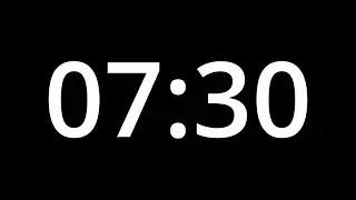 7 MINUTE 30 SECOND TIMER - No Sound - Full HD 1080p - COUNTDOWN - 450 SECOND TIMER