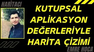 Kutupsal aplikasyon değerlerleriyle harita çizimi