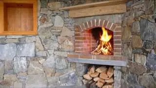 Камин угловой