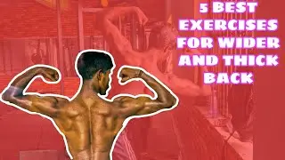 Best back exercises for mass and muscle gain and for wider back ||