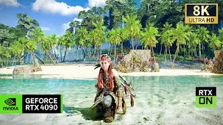 [8K] Horizon Forbidden West RTX 4090 - RAYTRACING Reshade Ultimate Realism FX - STUNNING PC Graphics