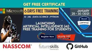 Free Course With Certificate | Microsoft AI Classroom 2021 Training | Data Science | ML | AI