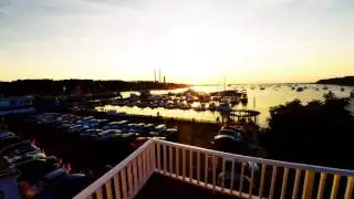 Danfords Marina at Night - Port Jefferson Harbor