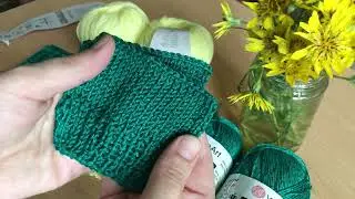 ХЛОПКОВАЯ ПРЯЖА С ВИСКОЗОЙ! ПРЯЖА YARNART! ТЕСТИРОВАНИЕ! ВЯЗАНИЕ СПИЦАМИ!