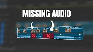 How To Find Lost Audio From Video in Premiere Pro