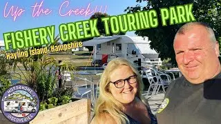 FISHERY CREEK TOURING PARK - CAMPING on an ISLAND  #motorhome #vanlifeuk #travelvlog