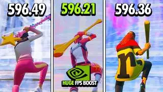 NVIDIA Driver is Breaking Your FPS in Fortnite - 596.49 vs 596.36 vs 596.21