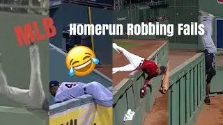 MLB Home Run Robbing Fails