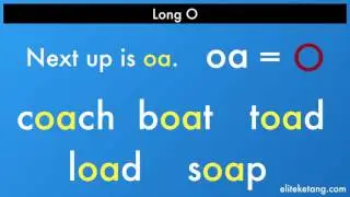 Phonics: Long O