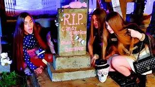 Secret box at Cemetery. High school adventure Diana hunting for Warewolf.