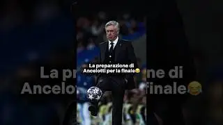 Ecco come si preparerà Ancelotti nel giorno della finale🔥😂 #calcio #ancelotti