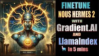 Finetune NousHermes2 with GradientAI and @LlamaIndex in 5 min #finetuning #generativeai #llamaindex