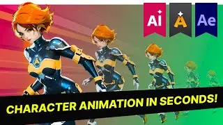 Adobe After Effects + Animart.AI  Сharacter auto animation. Creation of universal presets -Tutorial
