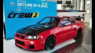 The Crew 2 custom GTR R34 drift